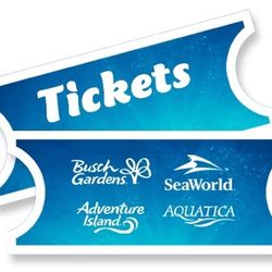 Tickets Sea World , Busch Gardens . 