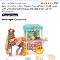 New Wild Manes Horse Toy With Accessories
