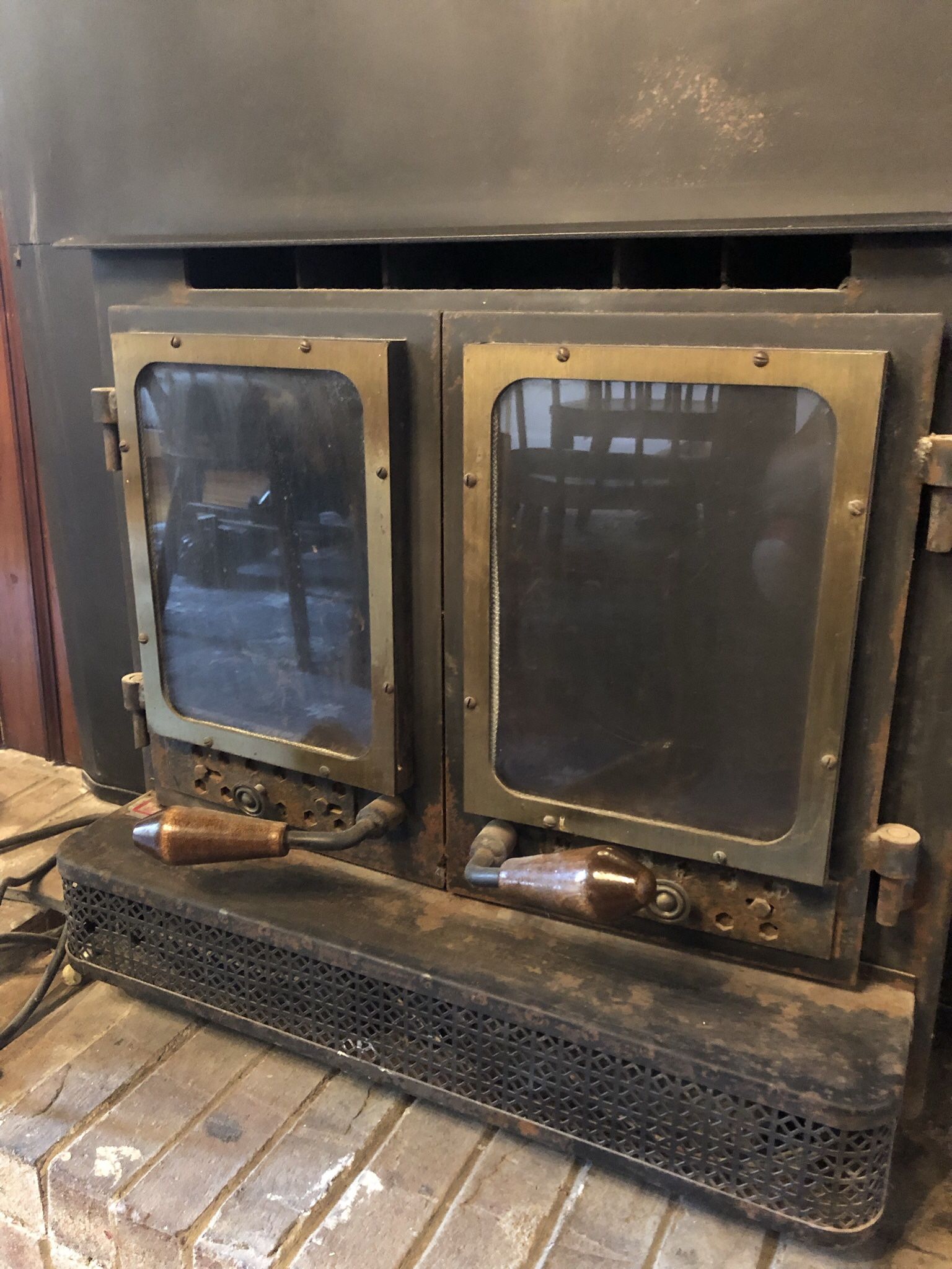 Wood Burning Insert With Blower