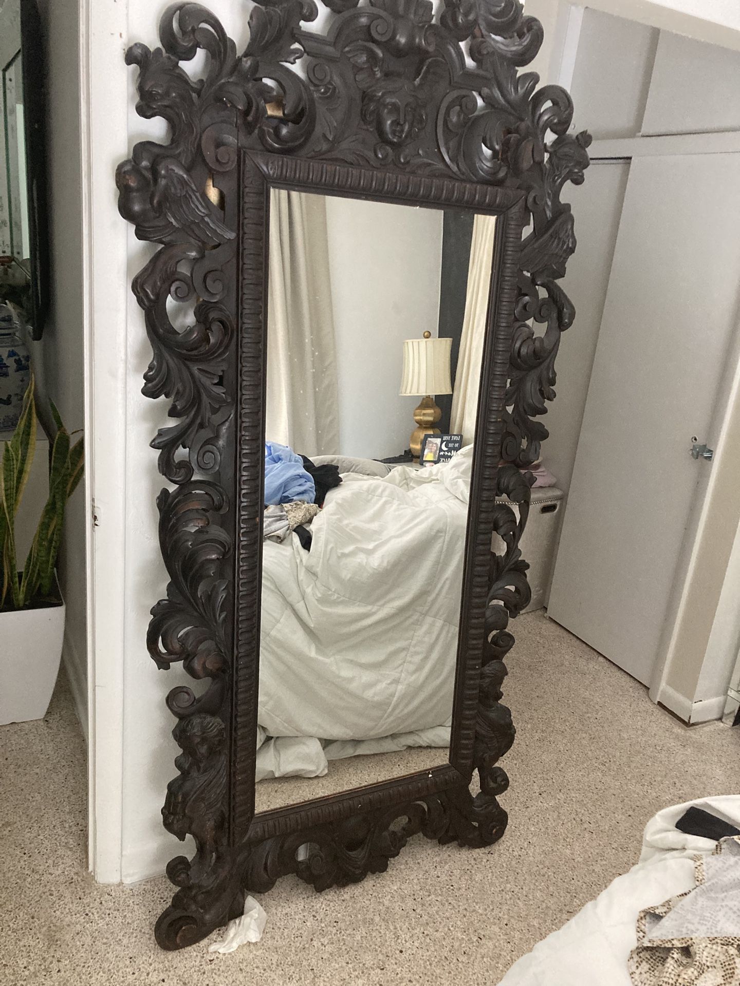 Real Wood Mirror