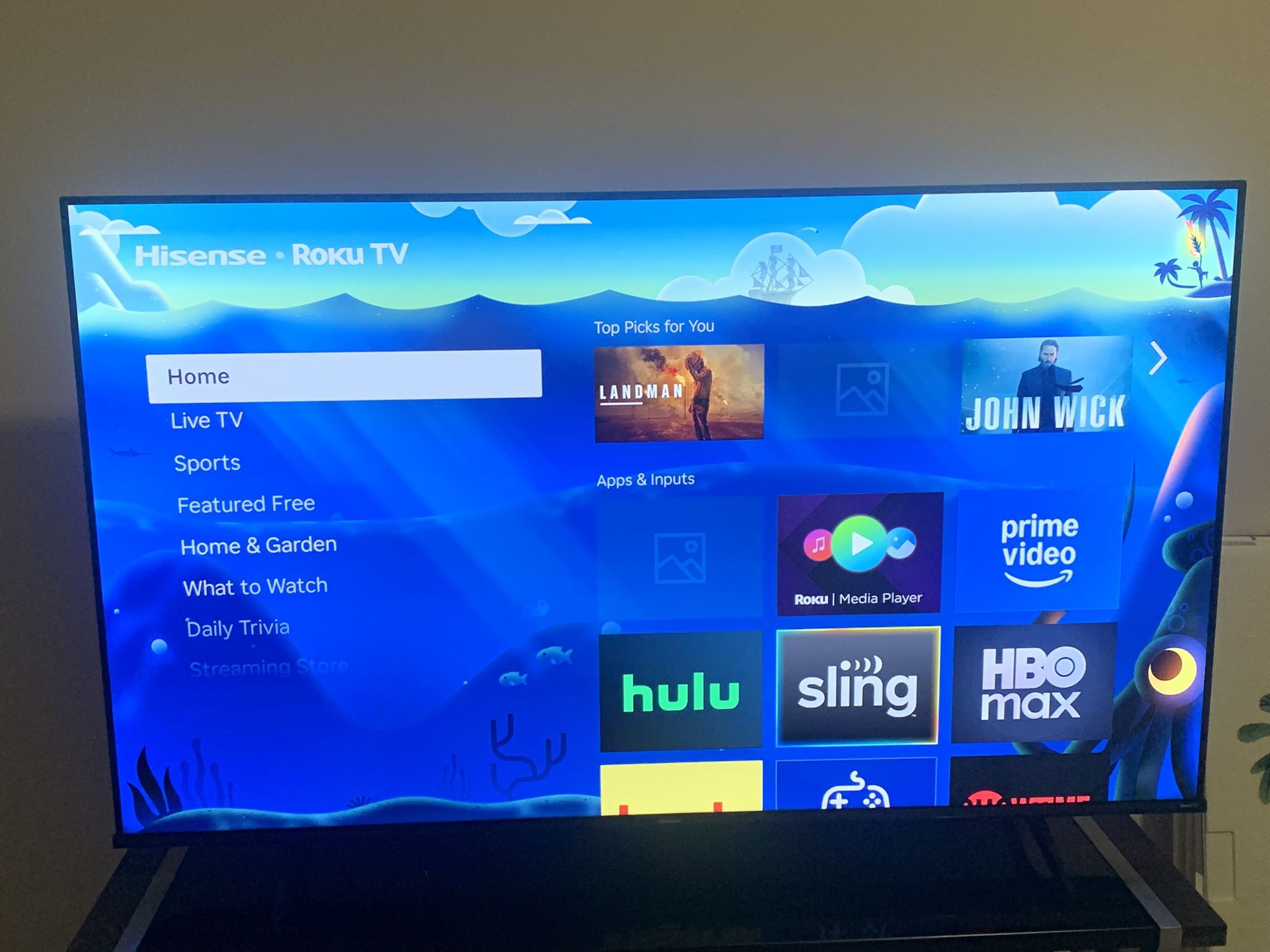 58” Hisense 4K UHD Roku TV