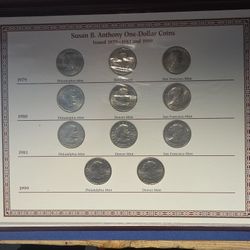 Collectible Coins Susan B. Anthony Coins 