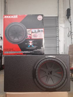 NEW! 10" KICKER COMPR subwoofer System