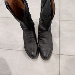 Lucchese Black Men's Western Boots 9 1/2
