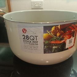 Victoria 28QT Stock Pot