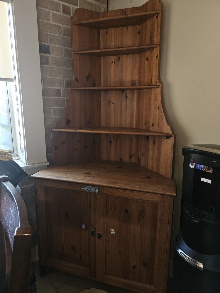 Wooden corner  Shelf 