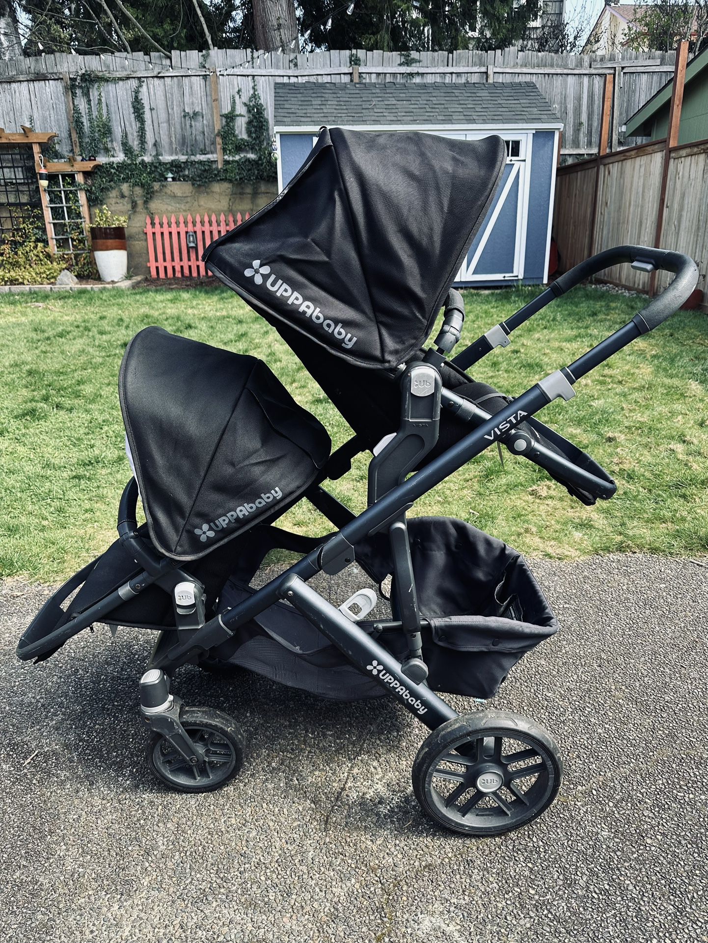 Double Vista Uppababy stroller 