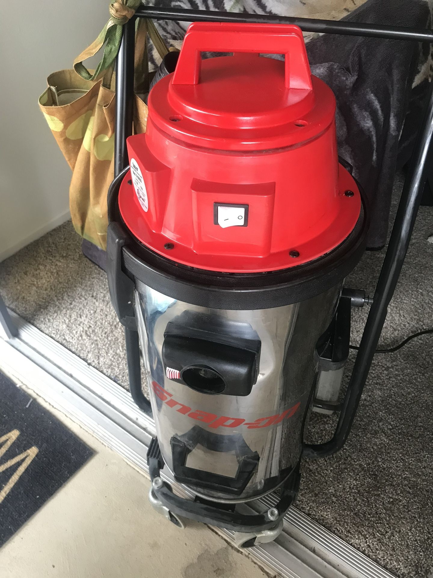 $2,000 Snap-On SHOP VAC Stainless Steel industrial 11 ga. shop Wet/Dry Vac