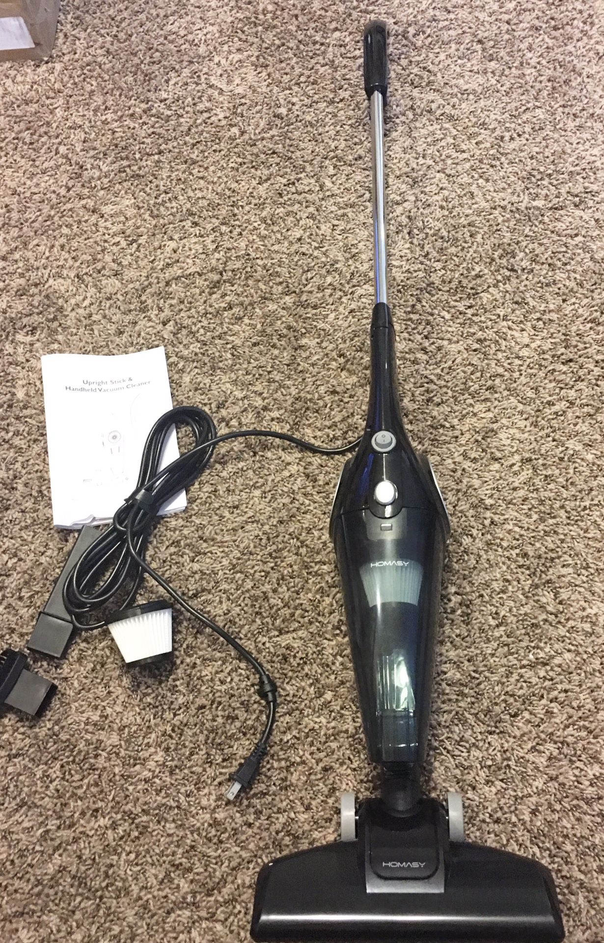 homasy upright stick & handheld vacuum model # hm174a