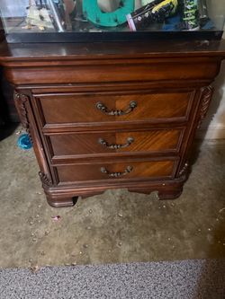 Vintage real wood dresser