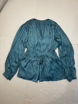Shirt ELLIE TAHARI, Original, Side Small, Color Blue 