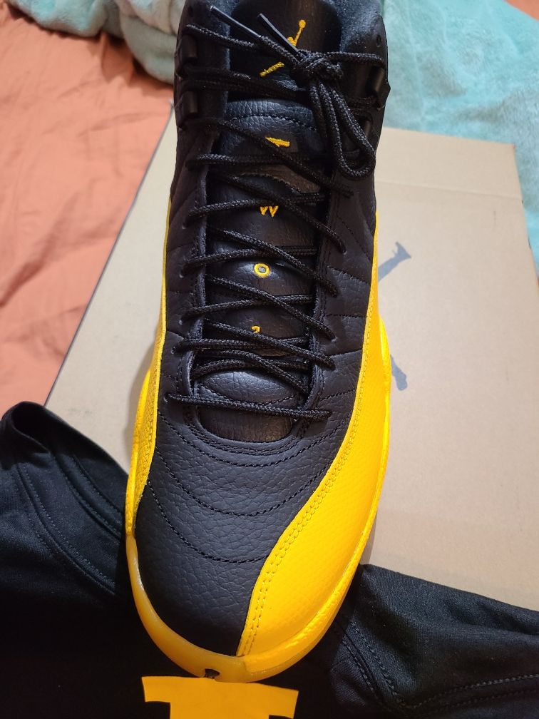 Jordan 12 University gold