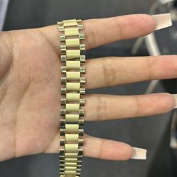 Gold Rolex Bracelet 