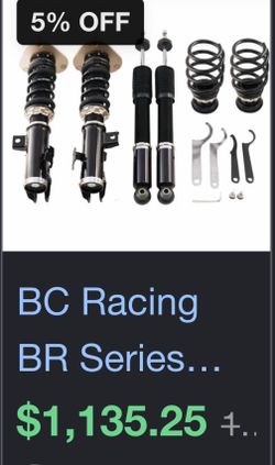 Bc racing suspension kit for ford flex