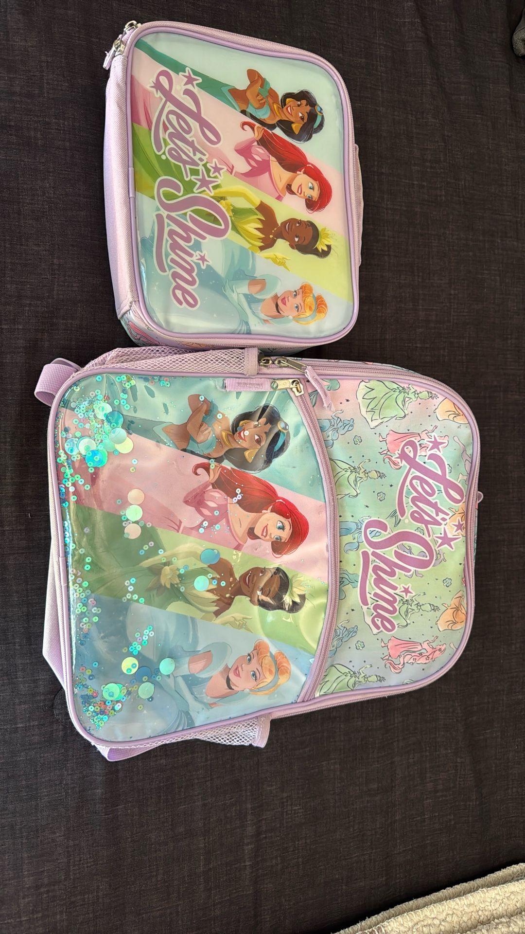 Girls backpack, and lunch bag