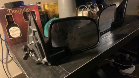 Chevy cadillac rear mirror