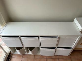 IKEA table with drawers
