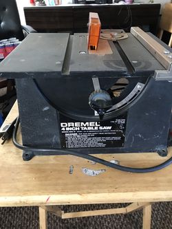 Dremel 580-2 4” mini table saw