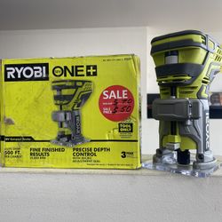 RYOBI ONE 18V Cordless Fixed Base Trim Router Tool Only with