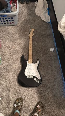 Electric guitar and amp
