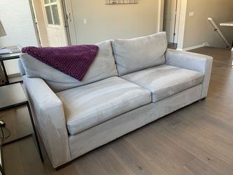 Crate & Barrel Axis Sofa & Ottoman