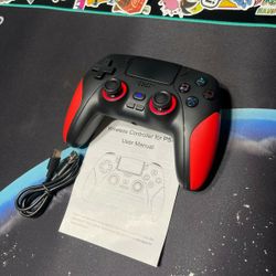 Wireless Controller for PS5, Gaming Controller for PC W/ Hall Effect, Programmable/Remap/Turbo, Dual Vibration, 3.5Mm Audio Jack, 6-Axis Motion Contro