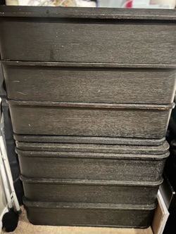 RH Black Dresser and nightstand