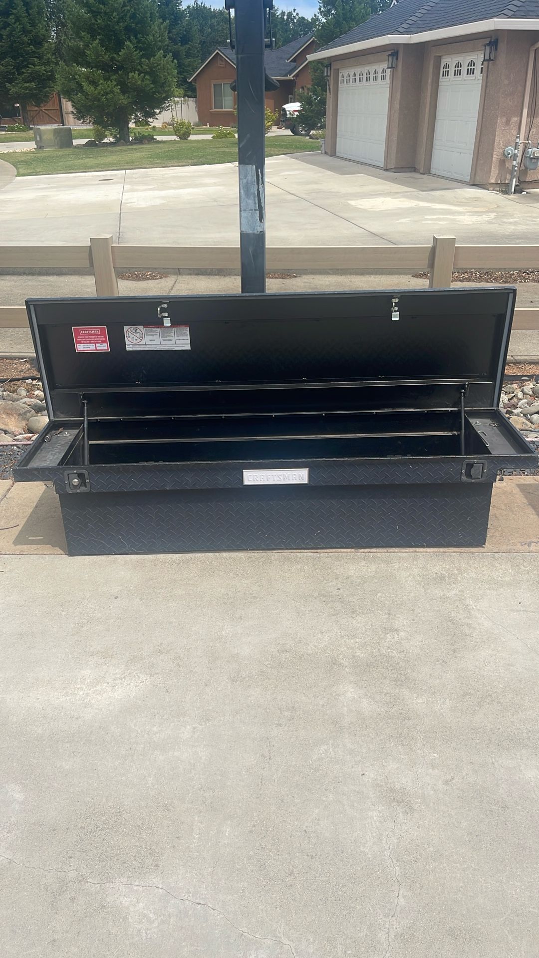 Craftsman Matte Black Aluminum Crossover Truck Tool Box