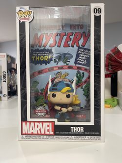 Special Edition Thor Funko Pop With Comic