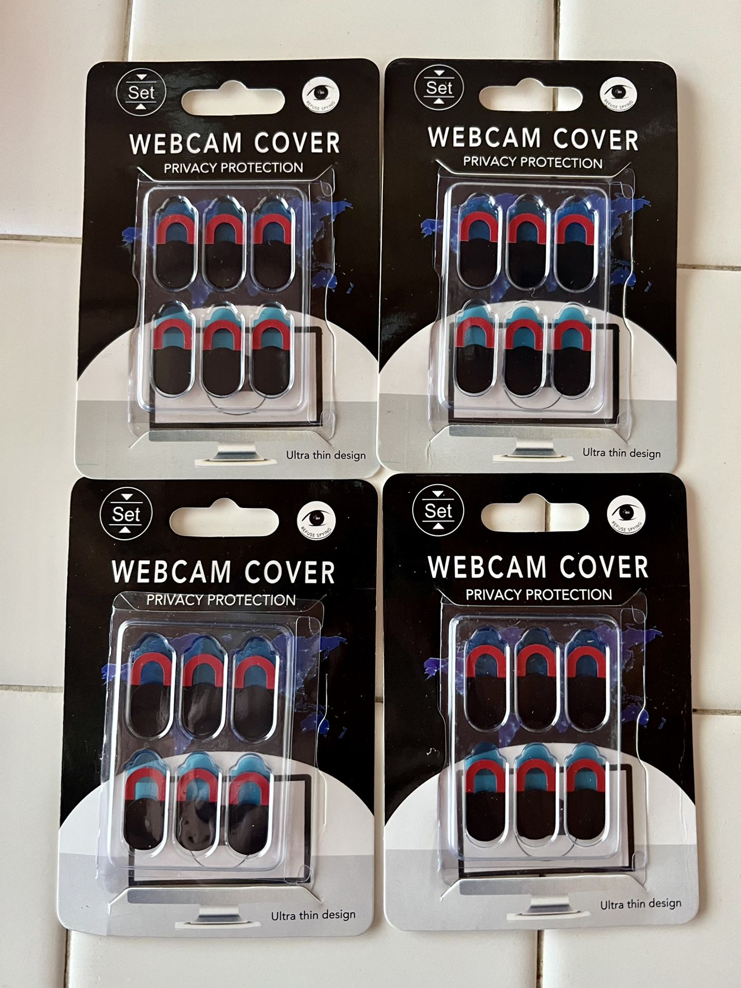24x Webcam Covers Sliders