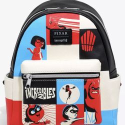 Loungefly Disney Pixar The Incredibles 2 Color-Block Mini Backpack