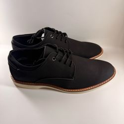 NIB Size 9 Men Abound Mr. Scottie Black Lace-Up Shoes