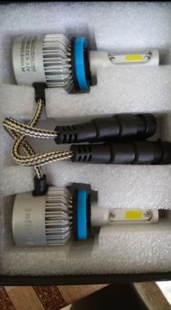 2 pcs LED Car Headlights, Fogs, & Daytime (White 6500k, 8000 Lumens) *6 Months Warranty*