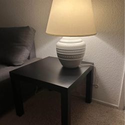 Lamp & Corner Table for Sale