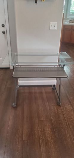 Glass desk