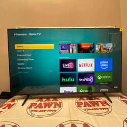 Hisense 58R6E5 55” TV Smart w/ Remote (MISSING BACK) 11059469