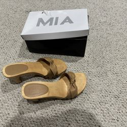 MIA Tan Leather Shoes