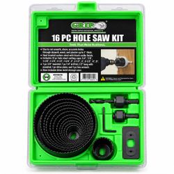Grip 16 PC Hole Saw Kit