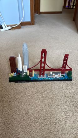 San Francisco skyline Lego