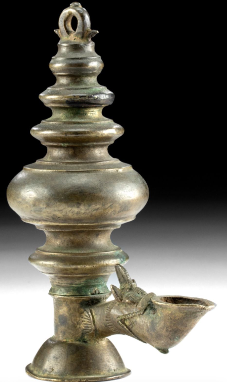 18th Century Sri Lankan Oil Lamp 