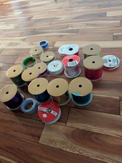 Assorted Craft Ribbon Spools Bundle