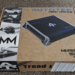 1500W 4-channel Amp With Crossover NEW