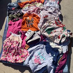 31 pieces of girls 4T/5T.  Converse size 11c all $20