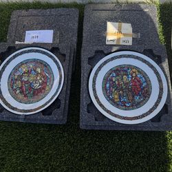 ANTIQUE PLATES WITH CERTIFICATIONS — WILL SELL WHAT IS LISTED BUT HAVE ABOUT 100 PLATES