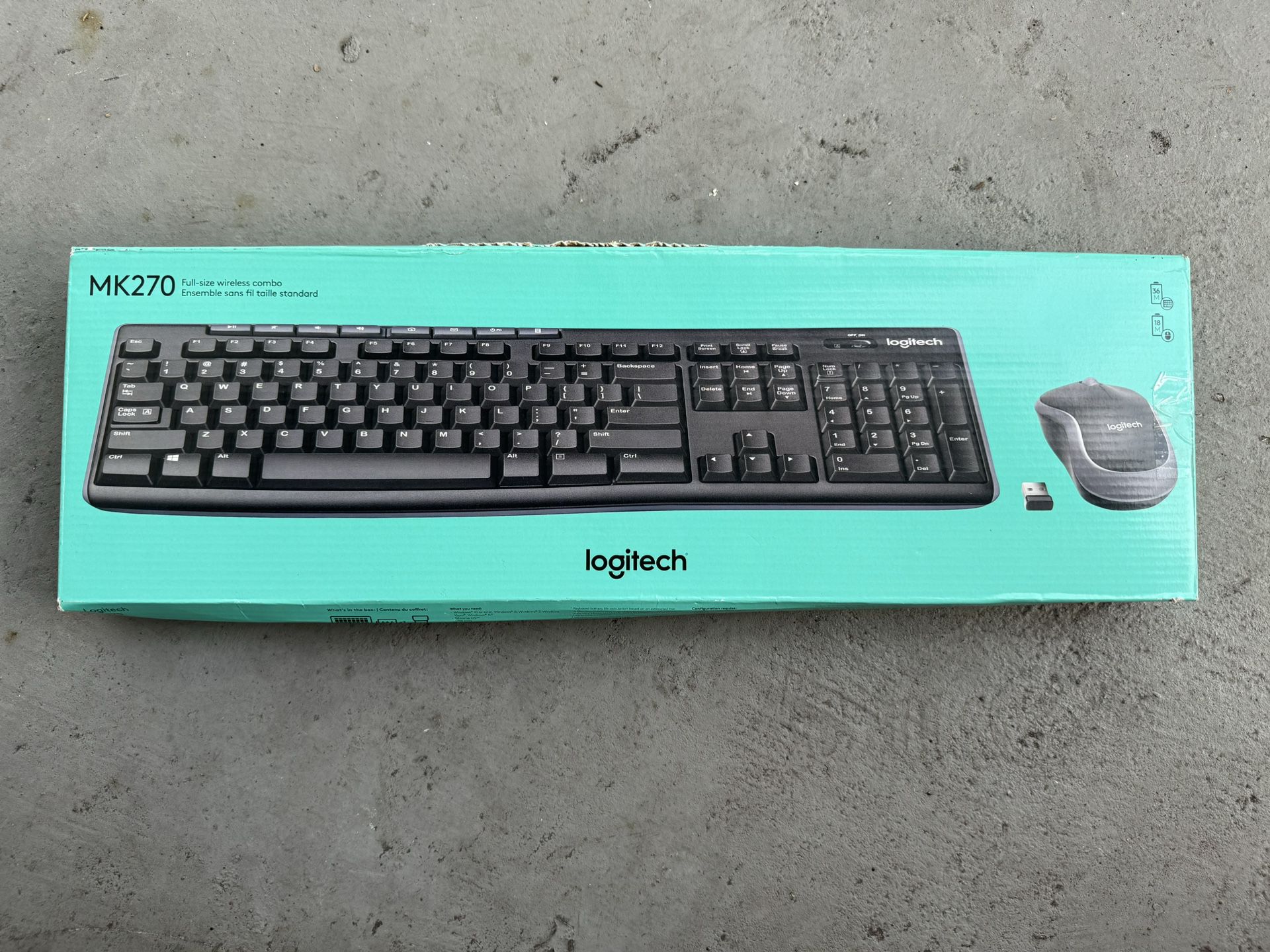 Wireless Keyboard and Mouse Combe
