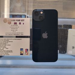 Black iPhone 13 128 AT&T Cricket Net10 Straight Talk