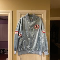 St. Louis Cardinals Starter Jacket, 3XL, XXXL, Super Clean Baby Blue, Asking $100 Hard To Find Size 