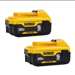 New Battery Dewalt 5.0 ah $120 Firm Price Or $60  One
