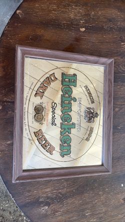 Heineken beer mirror