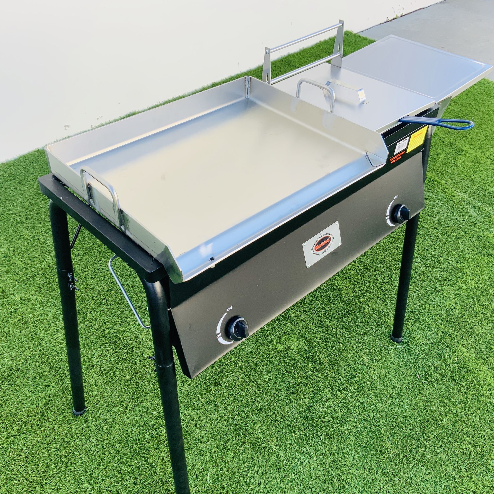 Catering Cart Taco Cart Small Portable 21” X 16' Griddle W/small